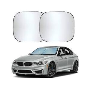 Autovir Car Windshield Sun Shade Foldable | Front Windshield Shade for Sun, Heat and UV Rays | Sunshade for Car Front Window and Interior Sun Protection | Medium (28 x 31 inches)