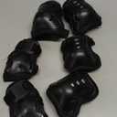 BOSONER Kids/Youth Knee Pad Elbow Pads Guards Protective Gear Set for Roller Skates Cycling BMX Bike Skateboard Inline Skating's Scooter Riding Sports (Small (3-8 years), Black)