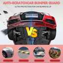 AUTOXBERT Front Bumper Scrape Guard, 8 PCS Car Anti-Skid Kit, Chassis Anti-Scratch DIY Protector for Cars with Pre-Attach
