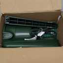 2025 Upgrade Rotating Christmas Tree Stand, UL Certified Adjustable Tree Stands with Remote Control for Up to 7.5ft 90lb Artificial Tree, Durable 3 Light Outputs with Up to 625 Watts of Power (Deep Green)