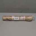 Half Circle Bath Mat, Thin Bathroom Rugs Fit Under Door Quick Dry Non Slip Washable Bathroom Mat with Rubber Backing, Absorbent Half Round Shower Rug, Brown Beige 16x24