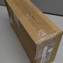 DN DECONATION 2pcs Gold Christmas Reindeer Figurines, Tabletop Reindeer Christmas Decor Indoor, Small Resin Xmas Brass Deer Decorations for Home Mantel Decor (Set of 2)