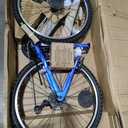 Huffy Company Hardtail 20” Mountain Trail Bike, Ideal for Ages 12-19, Lightweight Aluminum Frame, Smooth Shifting, Ocean Blue Gloss