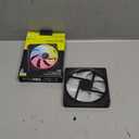 CORSAIR iCUE Link LX140-R RGB 140 Mm PWM Reverse Fan Single Fan Low-Noise, Magnetic Dome Bearing, Dual Light Loops, CORSAIR QuikTurn Screws, Zero RPM Mode Black