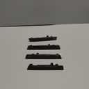 Full Green LED Side Marker Lights Compatible With Dodge Challenger 2015-2023, Front & Rear Bumper Marker Lamps, Smoked Lens Parking Signal Lamps Accessories, Pack of 4