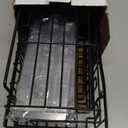 EUDELE Adhesive Shower Caddy, 5 Pack Rustproof Stainless Steel Bath Organizers With Large Capacity, No Drilling Shelves for Bathroom Storage & Home Decor (XL Size, Black)