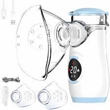 Misty Nebulizer, Portable Nebulizer with Intuitive LED Interface and Auto-Cleaning, Handheld Nebulizer for Adults Kids