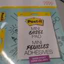 Post-it 577SS Self Stick Easel Pads, 15 x 18, White, 20 Sheets/Pad, 2 Pads/Pack