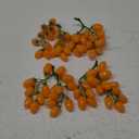 Artificial Tomato String, 4 Pack Simulation Artificial Lifelike Fake Fruits Vegetable Photography Props Home Kitchen Harvest Decoration (Yellow Tomato, 4pcs)