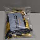 FOTIOMRG Black and Gold Balloons Garland Arch Kit, 5 10 12 18inch Black Gold Confetti Latex Balloons for 2025 Graduation New Year Anniversary Birthday Party Decorations