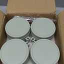 LANDNEOO 4 Pack Overnight Oats Containers with Lids and Spoons, 16 oz Glass Mason Jars with Airtight Lids, Overnight Oats Jars for Milk, Cereal, Fruit-Green