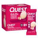Quest Nutrition Frosted Cookies Twin Pack, Strawberry Cake, 1g Sugar, 10g Protein, 2g Net Carbs, Gluten Free, 16 Cookies (EXP 07/27/26)