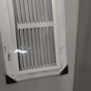HVAC Premium 36 x 6 Duct Opening Steel Return Air Filter Grille, for 1-inch Filter, Removable Door, Flat Stamped HVAC Vent Cover Grille, Outer Dimensions 38.5 x 8.5