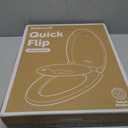 Jool Baby Quick Flip Toilet Seat with Built-in Potty & Splash Guard for Toddler Training, Slow Close (Elongated)