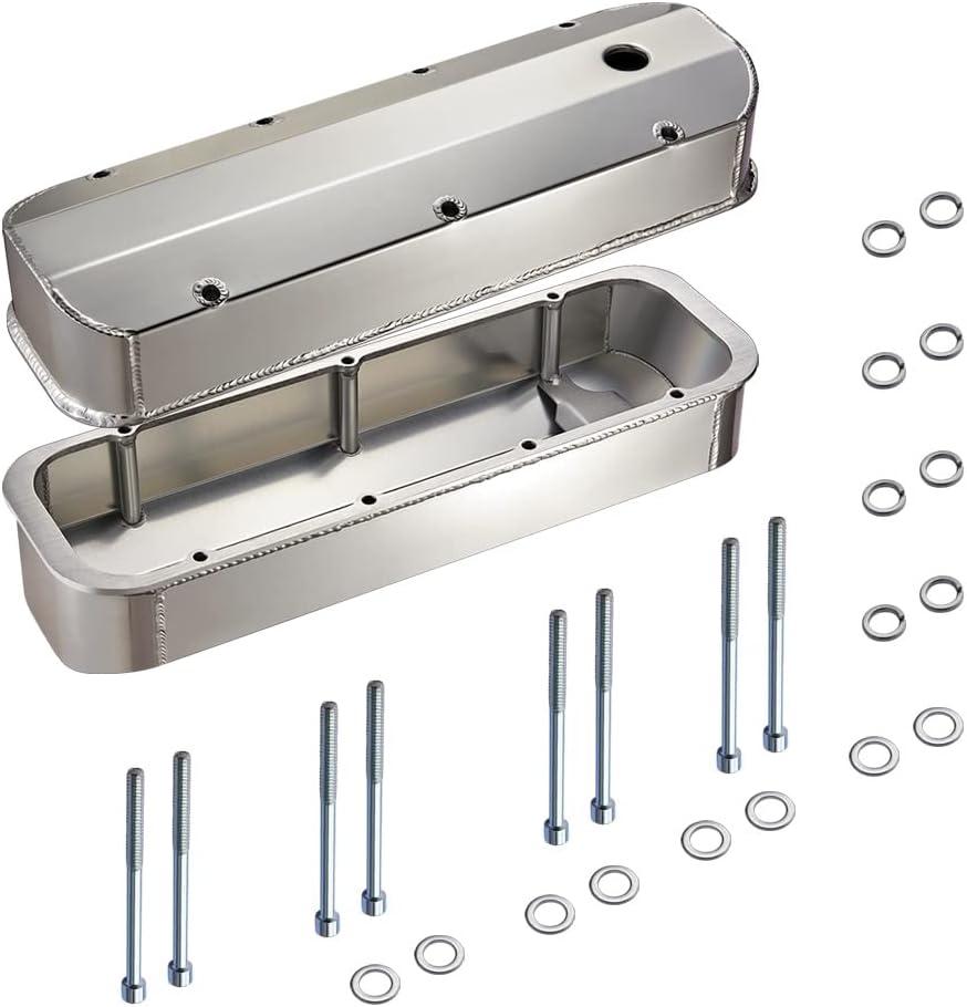 SPELAB Valve Covers Aluminum for 1966-2000 Big Block BBC Compatible with Chevy 396 402 427 454