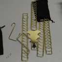 Christmas Card Holder with Over Door Hooks 23.62 Inches Christmas Metal Hanging Picture Display Decorative Wall Photo Display for Window Xmas Tree Decorations Ornament