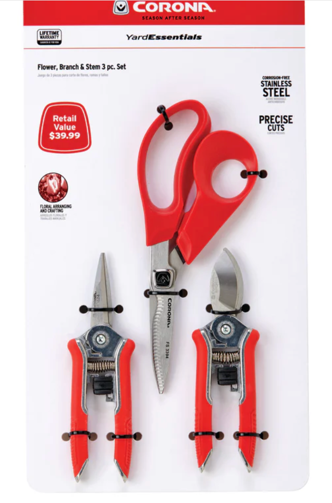 Corona SP10003 Garden Toolset, Stainless Steel