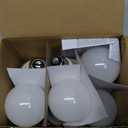 Amazon Basics A19 LED Light Bulbs, 60 Watt Equivalent, Energy Efficient 9W, E26 Standard Base, Daylight White 5000K, Dimmable, 10,000 Hour Lifetime , 6-Pack
