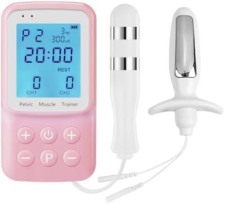 Sollman kegel Exerciser Pelvic Floor Muscle Exerciser for Automatic Kegels, Incontinence Stimulator Exercise with Probe for Women Pelvic Floor Strengthening Device Incontinence Treatment Device