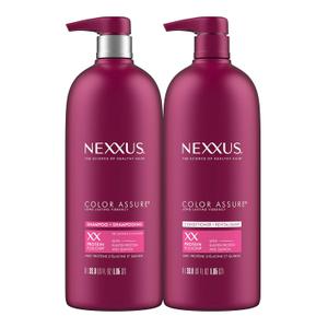 Nexxus Color Assure Shampoo and Conditioner for Color Treated Hair Color Assure Enhance Color Vibrancy for Up to 40 Washes 33.8 oz, 2 Count