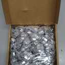 Lyrow 12 Pack Disco Ball Party Favors Sequin Bulk Hair Scrunchies Silver Shiny Glitter Sparkle Disco Metallic Accessories for 80s 90s Gift Birthday Western Bridal Shower Bachelorette (Silver)