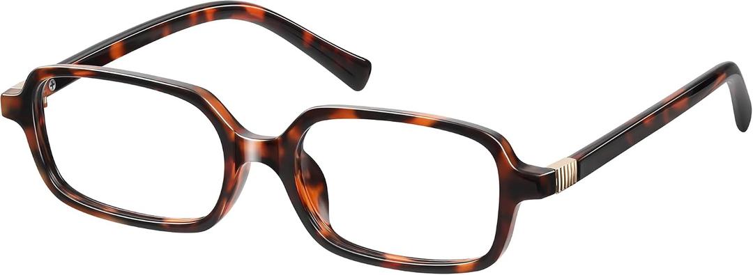 Blue Light Glasses for Woman, Small Square Fashion Computer Glasses - Lightweight & UV Protection