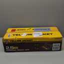 YELLOW JACKET 2.5 Ton Trolley Jack with Carrying Case Hydraulic Low Profile Floor Jack for Cars Lift with Single Piston Lift Pump, 5500 lb Capacity (Steel)