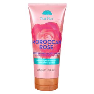 Tree Hut Moroccan Rose Moisturizing Body Lotion | Ceramide and Squalene Formula Helps Protect Skin | Long-lasting Hydration Leaves Skin Feeling Soft & Moisturized | 8.5 fl oz.