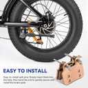 Disc Brake Pads Compatible with Ridstar Q20 H26 Pro Q20 Pro Electric Bike EBike Front and Rear Hydraulic Disc Brake Parts