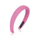 Hot Pink headbands for women, Fashion cute sweat hairbands, Stretchy headbands for teen girls.#1