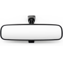 Interior Rear View Mirror Compatible with Nissan Rogue Altima NV1500 NV2500 NV3500 Frontier Tiida Sentra Titan Fairlady 350Z etc, Wide Rear View Mirror Replacement 96321-2DR0A, Car Accessories