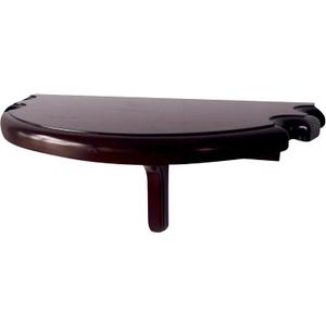 Hathaway Premium Half Moon Wall Shelf, 12-in l x 23.5-in w x 11-in h