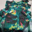 DRESSTELLS Women's Cocktail Party Formal Wedding Guest Long Maxi Mesh Ruched One Shoulder Ruffle Slit Evening Dress XL