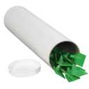 Tape Logic TLP3020W Mailing Tubes with Caps, 3" x 20", White (Pack of 24)