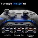 FLYDIGI Apex 5 Wireless PC Controller, Forceflex Joystick 2.0, ForceAdapt Trigger, 3ms Ultra-Low Latency, RGB Light Bar, Full-Color LCD Display,1500mAh Battery PC/NS/Android/TV