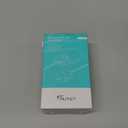 Flat Extension Cord with 3 Outlets, 3FT Short Extension Cord Flat Wall Plug & Ultra-Thin Outlet Cover, 900J Surge Protection, 13A/1625W, ETL Listed, White Outlet Extender for Kitchen Bathroom