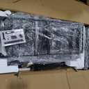 57" Fire Pit Table, 50000BTU Rectangle Propane Fire Table with Cover & Rain Cover, Sturdy Steel and Iron Fence Surface, CSA Safety Certified, Companion for Your Garden (Enlarged Version)