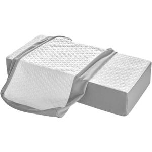 Cooling Cube Pillow Cover, Soft Machine Washable Cube Pillow Case, Only One Cover (24"x12"x5")