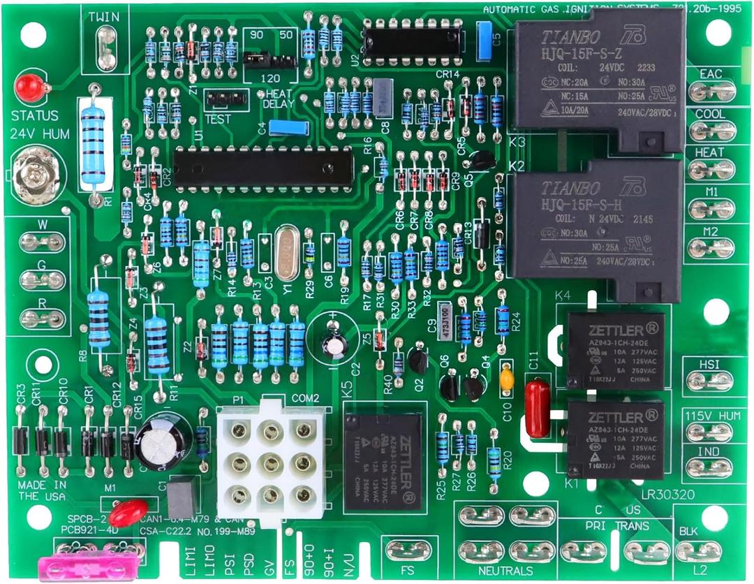 #B18099-13Furnace Control Circuit Board,Replacement for Goodman Furnace Control Circuit Board B18099-06,B18099-08,B18099-10 and B18099-13.