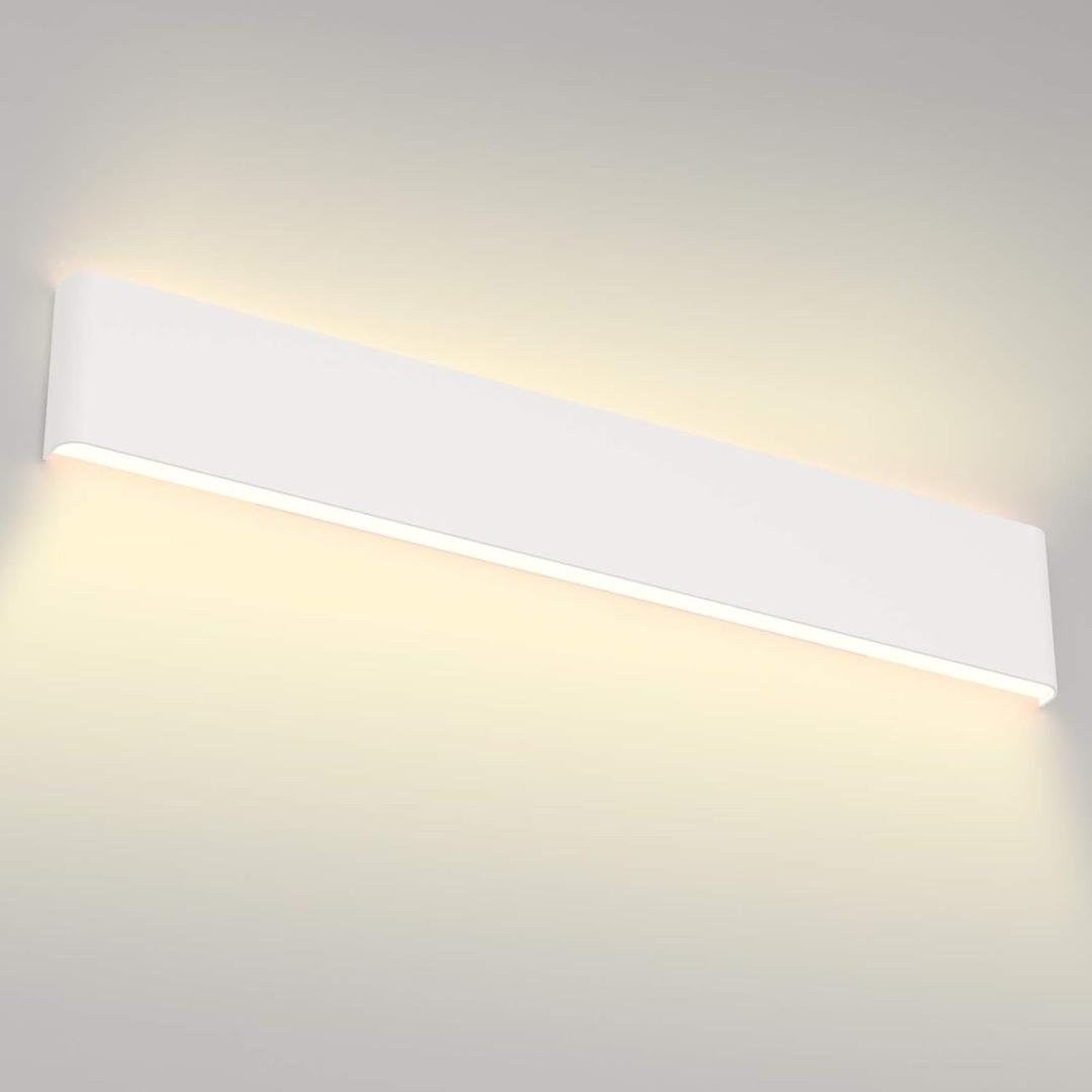 Aipsun 30W/32.6 inch Modern LED Vanity Light for Bathroom Light Fixture Up and Down Wall Light(Warm White 3000K)