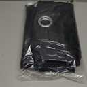 MYSKY HOME Grommet top Thermal Insulated Window Blackout Curtains, 42 x 63 Inch, Black, 1 Panel