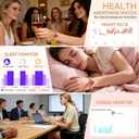Gold Watches for Women, Luxury Casual Fashion Women's Wrist Watches with Smart Notifications, 24/7 Blood Pressure/Sleep/Heart Rate/Sport Monitor, IP68 Waterproof Women's Smart Watch with Free APP