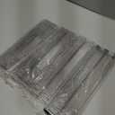 Kalimdor Drawer Dividers 4 Pack 3.4" High, 11-21" Adjustable Dresser Drawer Organizers for Clothes, Clear Plastic Separators for Dresser, Kitchen and Office Organization and Storage