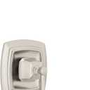 Moen Conway Spot Resist Brushed Nickel Bathroom Shower Trim Kit with Square Showerhead, Handle, Tub Spout, and Posi-Temp Valve Included, 82922SRN