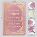 LBWCER Thank You Gifts,Notebooks for Work,200 Pages, A5 Hardcover Leather Journals for Writing,School,Travel,Business,Work,Home (Every piece Pink)