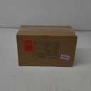 GSSUSA 100 Pack Paper Gift Bags 5.25x3.75x8 Inch Small Brown Paper Bags with Handles Bulk, Brown Kraft Bag for Small Business, Sturdy Grocery Retail Shopping Birthday Party Favor Craft Bag Made in USA