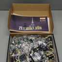 Paris Skyline Architecture Micro Building Blocks Set with Eiffel Tower and The Louvre for Adults, Unique Collectible Model Present for Ages of 14+ 3680PCS