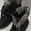 Womens Winter Snow Boots Warm Fur Lined Winter Water-resistan Ankle Booties Zipper Anti-Slip Combat Size 8,5