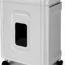 Aurora AU1262XA Anti-Jam 12-Sheet Crosscut Paper and CD/Credit Card Shredder, White/Gray