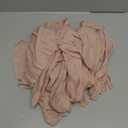 12 Pack Pink Cheesecloth Napkins Fall Thanksgiving Cloth Napkins Set of 12 Pale Pink Dinner Table Napkins Bulk 21x21 Inches for Wedding Bridal Girl Baby Shower Sweet 16 Party